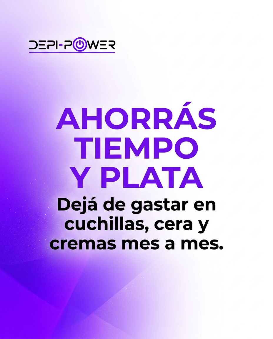 Ahorrás tiempo y plata: dejá de gastar en cuchillas, cera y cremas
